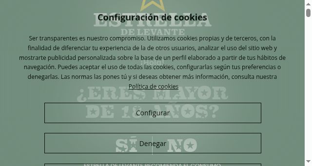 Screenshot of estrelladelevante.es