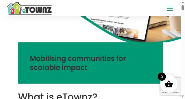 Screenshot of etownz.com