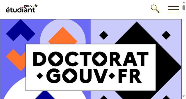 Screenshot of etudiant.gouv.fr