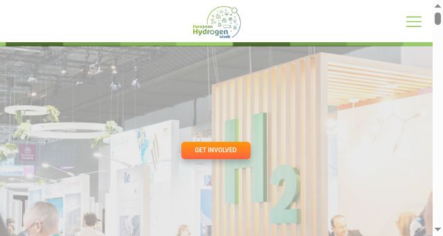 Screenshot of euhydrogenweek.eu