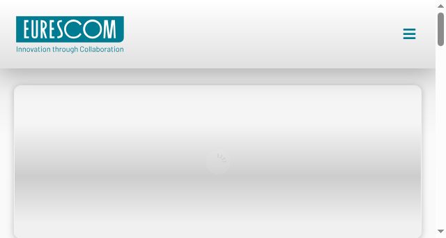 Screenshot of eurescom.eu