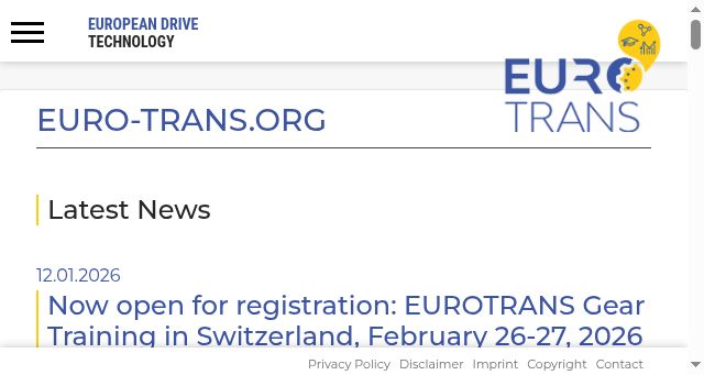 Screenshot of euro-trans.org