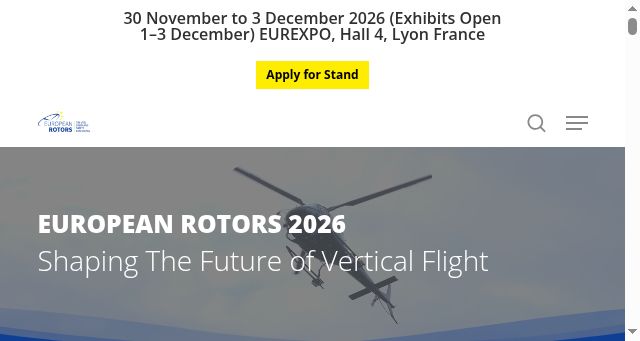 Screenshot of europeanrotors.eu