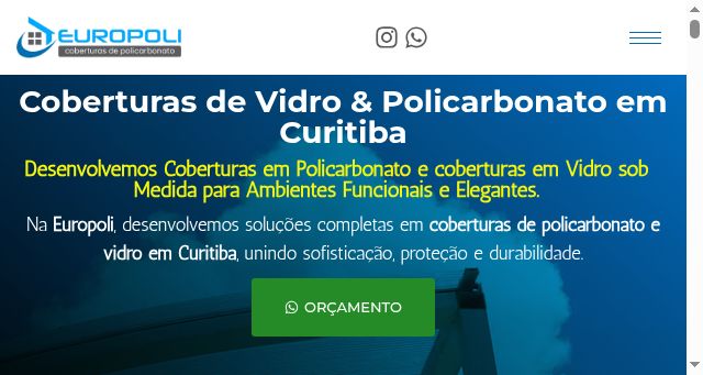 Screenshot of europoli.com.br