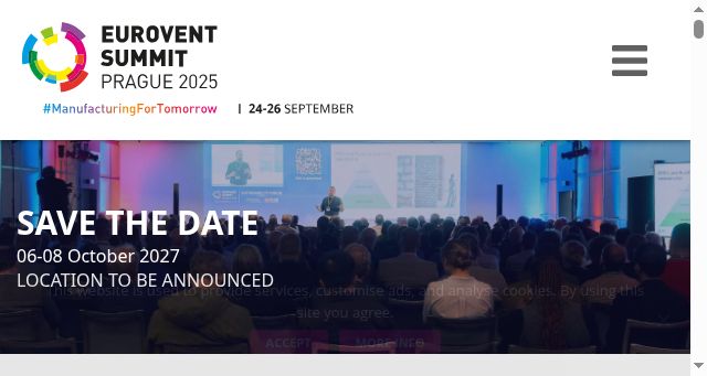 Screenshot of eurovent-summit.eu