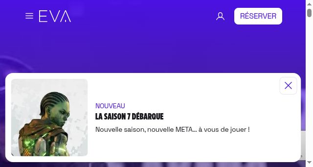 Screenshot of eva.gg