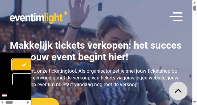 Screenshot of eventim-light.nl