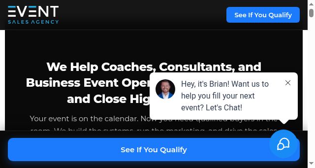 Screenshot of eventsalesagency.com
