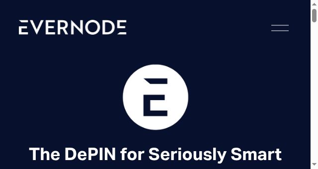 Screenshot of evernode.org