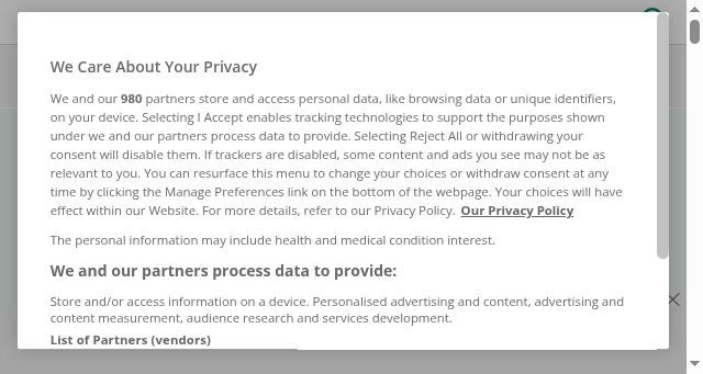 Screenshot of everydayhealth.care