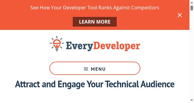 Screenshot of everydeveloper.com