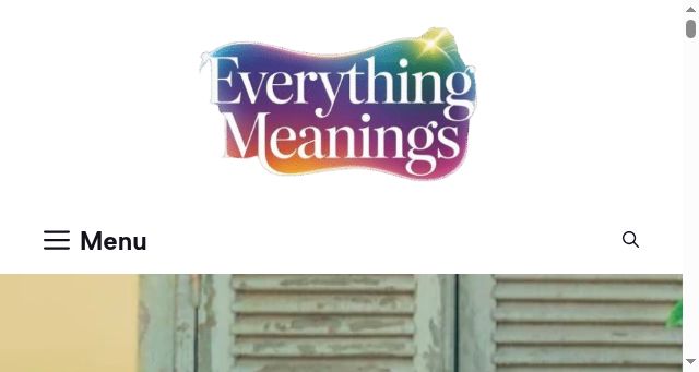 Screenshot of everythingmeanings.com