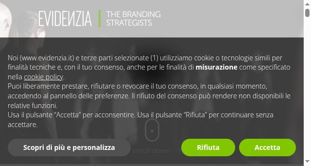 Screenshot of evidenzia.it