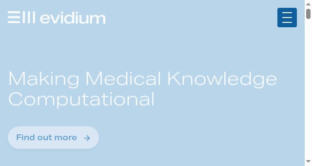 Screenshot of evidium.com