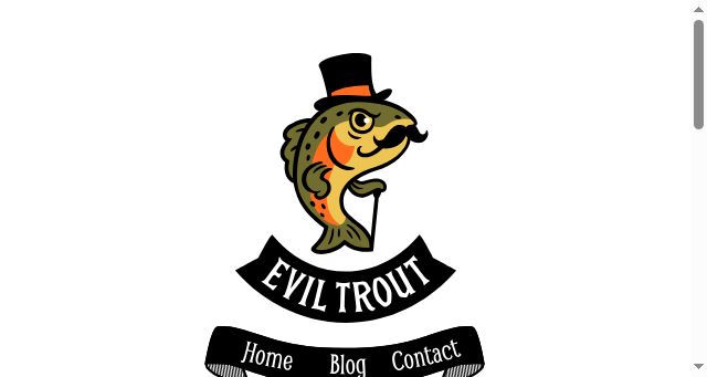 Screenshot of eviltrout.com