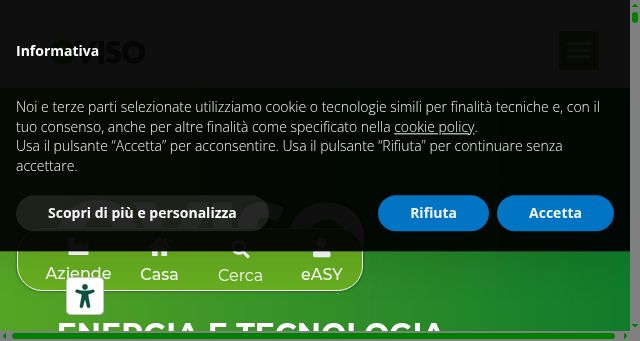 Screenshot of eviso.it