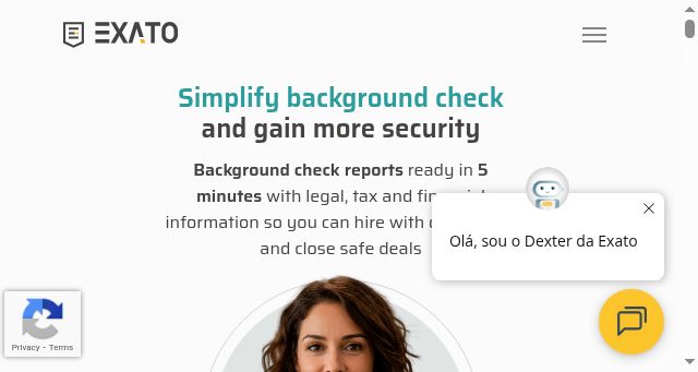 Screenshot of exato.digital