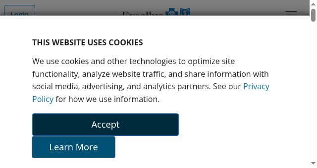 Screenshot of excellusbcbs.com
