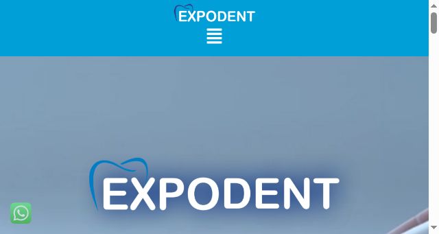 Screenshot of expodent.cl