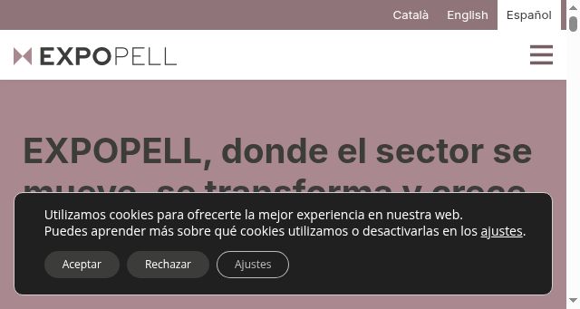Screenshot of expopell.com