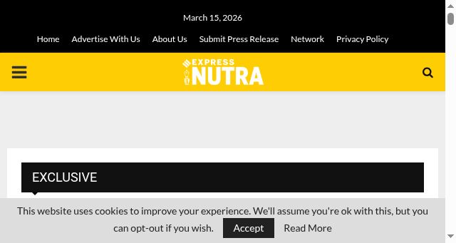 Screenshot of expressnutra.in