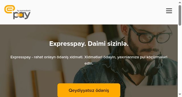 Screenshot of expresspay.az