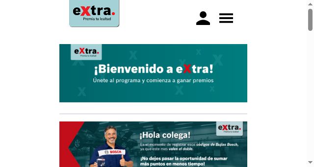 Screenshot of extra-premios.com.mx
