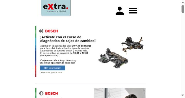 Screenshot of extra-premios.es