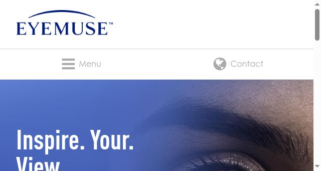 Screenshot of eyemusehealth.com