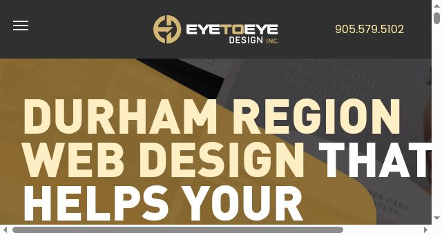 Screenshot of eyetoeyedesign.ca