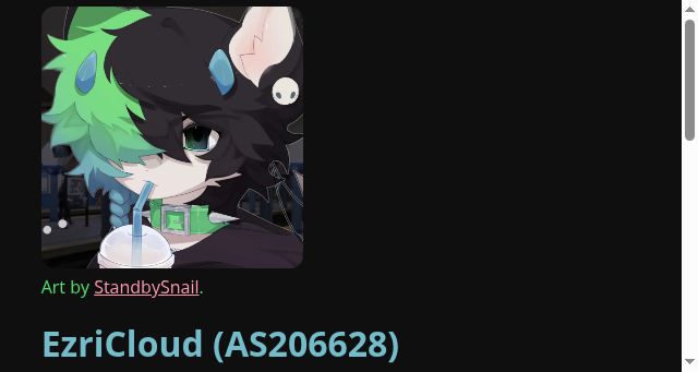 Screenshot of ezri.cloud