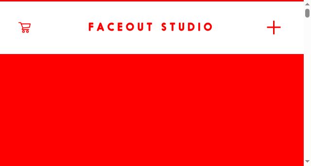 Screenshot of faceoutstudio.com