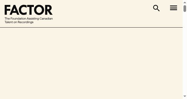 Screenshot of factor.ca