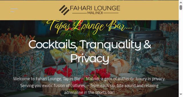 Screenshot of fahariloungemalindi.com