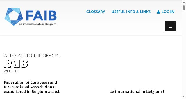Screenshot of faib.org