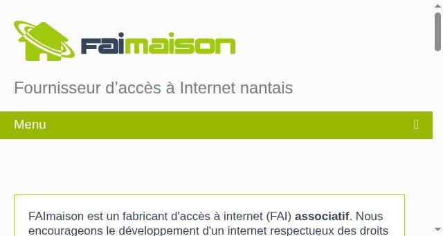 Screenshot of faimaison.net
