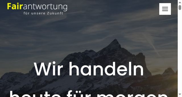 Screenshot of fairantwortung.org