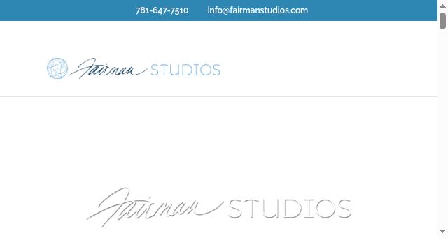 Screenshot of fairmanstudios.com