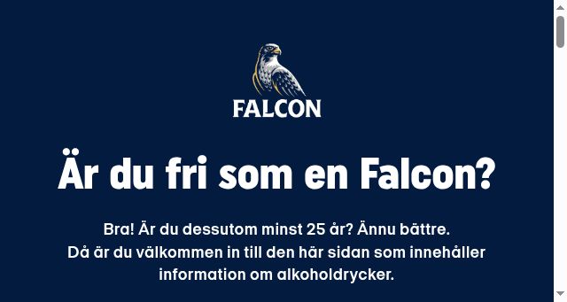 Screenshot of falcon.se