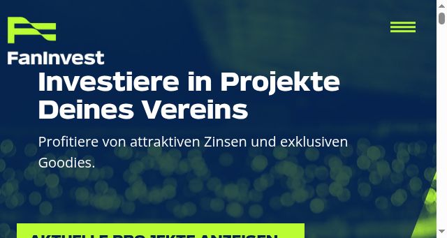Screenshot of faninvest.com