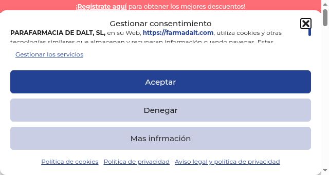 Screenshot of farmadalt.com