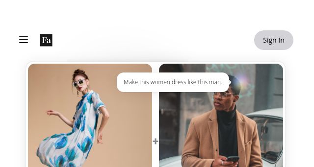 Screenshot of fashion-ai.net