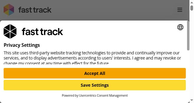 Screenshot of fasttrack.ai
