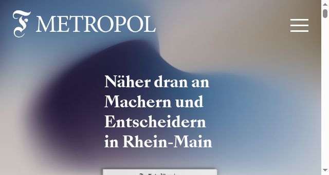 Screenshot of faz-metropol.de
