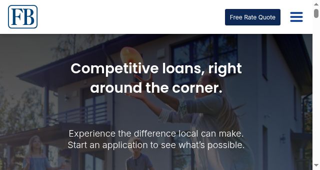Screenshot of fbmortgageloans.com