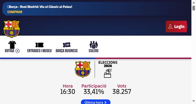 Screenshot of fcbarcelona.cat