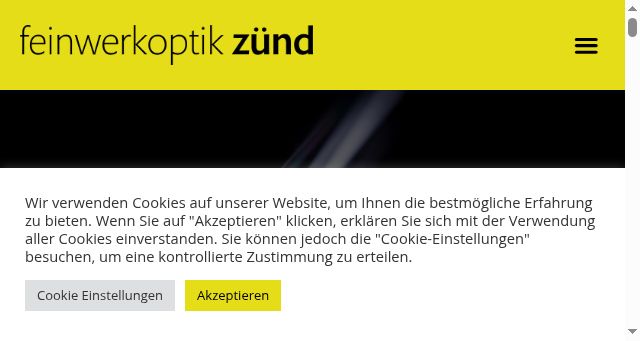 Screenshot of feinwerkoptik-zuend.ch