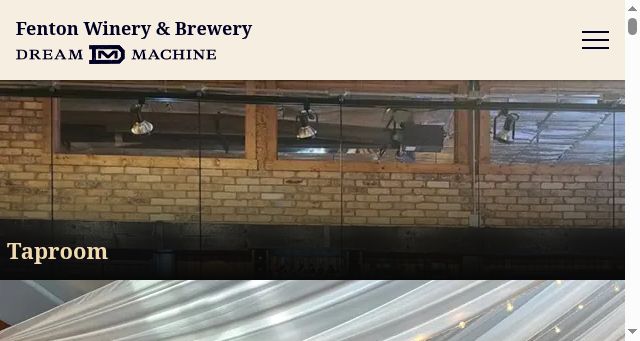 Screenshot of fentonbrewery.com