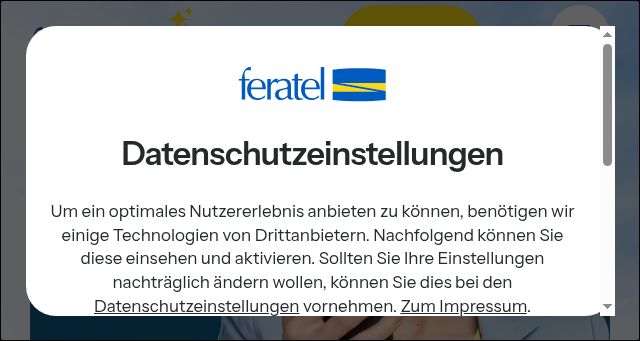 Screenshot of feratel.ai