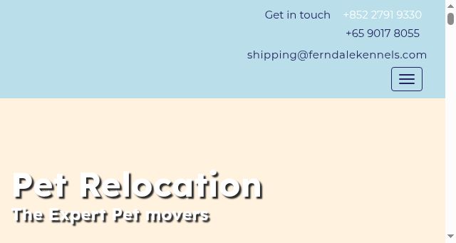 Screenshot of ferndalekennels.com